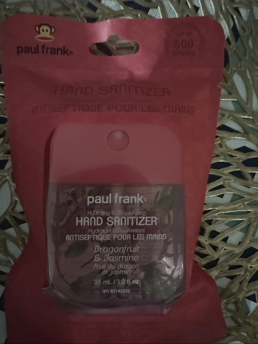 Paul Frank Dragonfruit & Jasmine Hand Sanitizer with Case